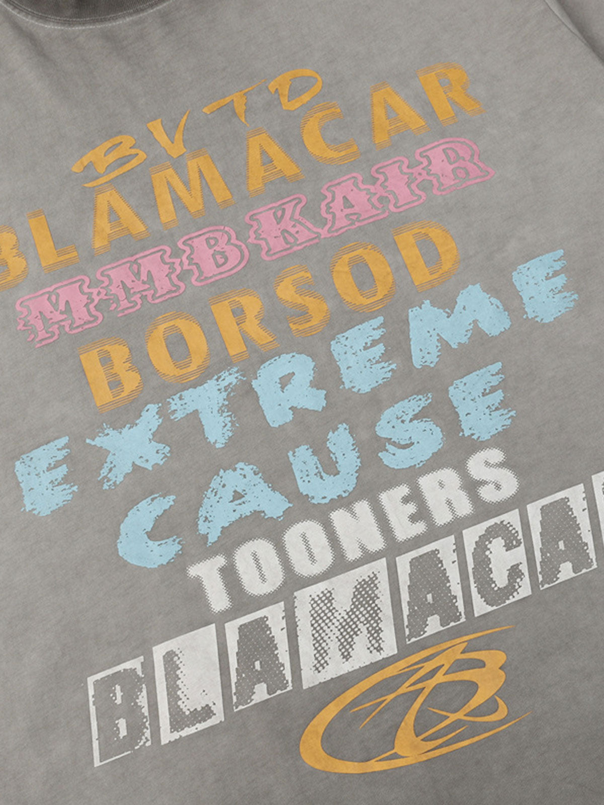 Washed Blamacar Graphic T-Shirt