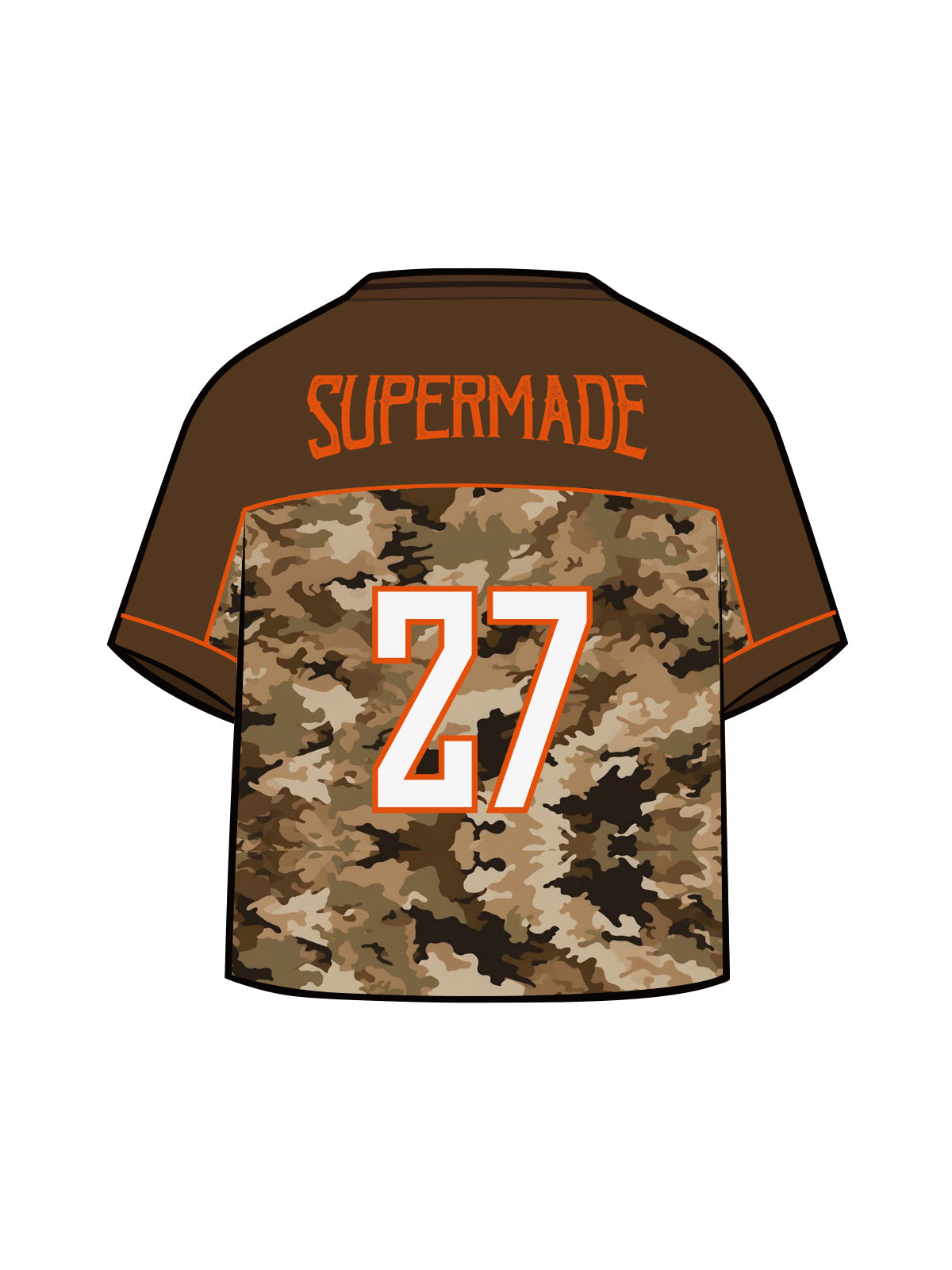 T-shirt de football camouflage original