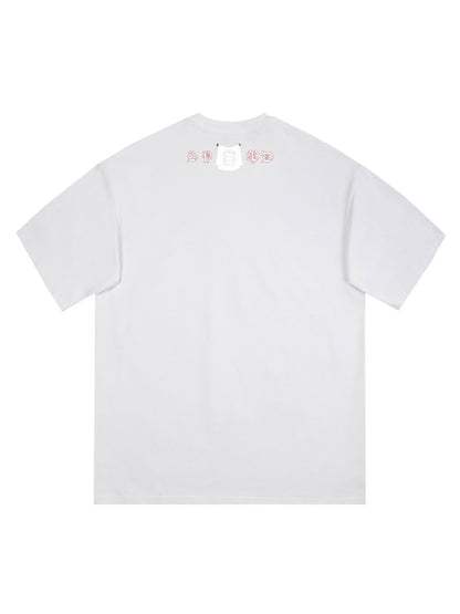 Original Skull and Jesus  Print T-Shirt