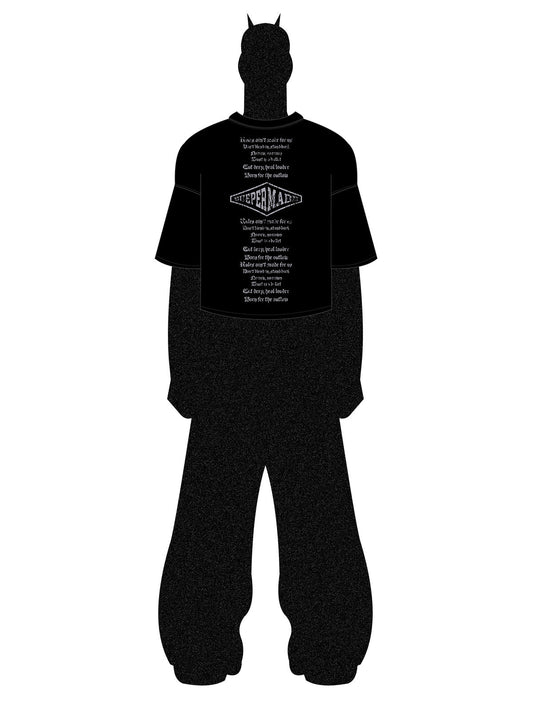 T-shirt graphique original avec lettres
