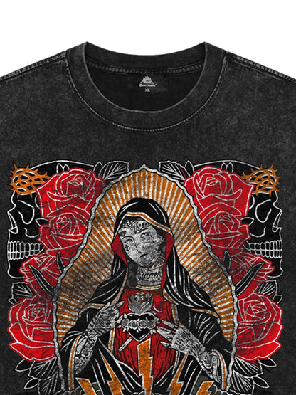 Original Vintage Virgin Mary Graphic T-Shirt