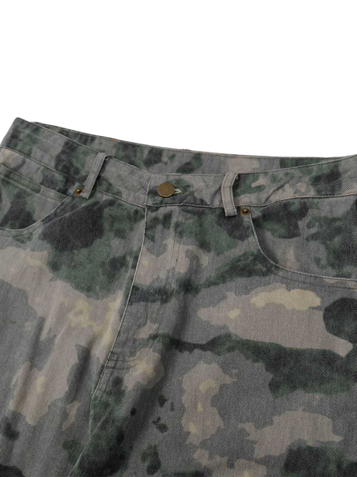 Pantalon cargo camouflage multi-poches
