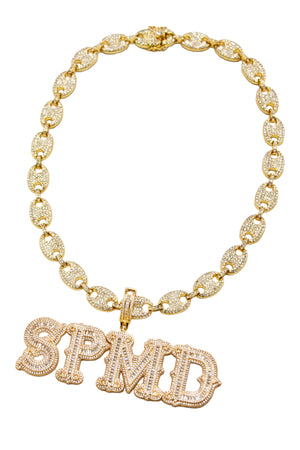 Thesupermade Hip-Hop-Diamant-Buchstabenkette – 2229