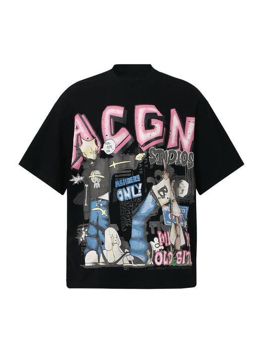 Bold Streetwear Design Graphic T-Shirt