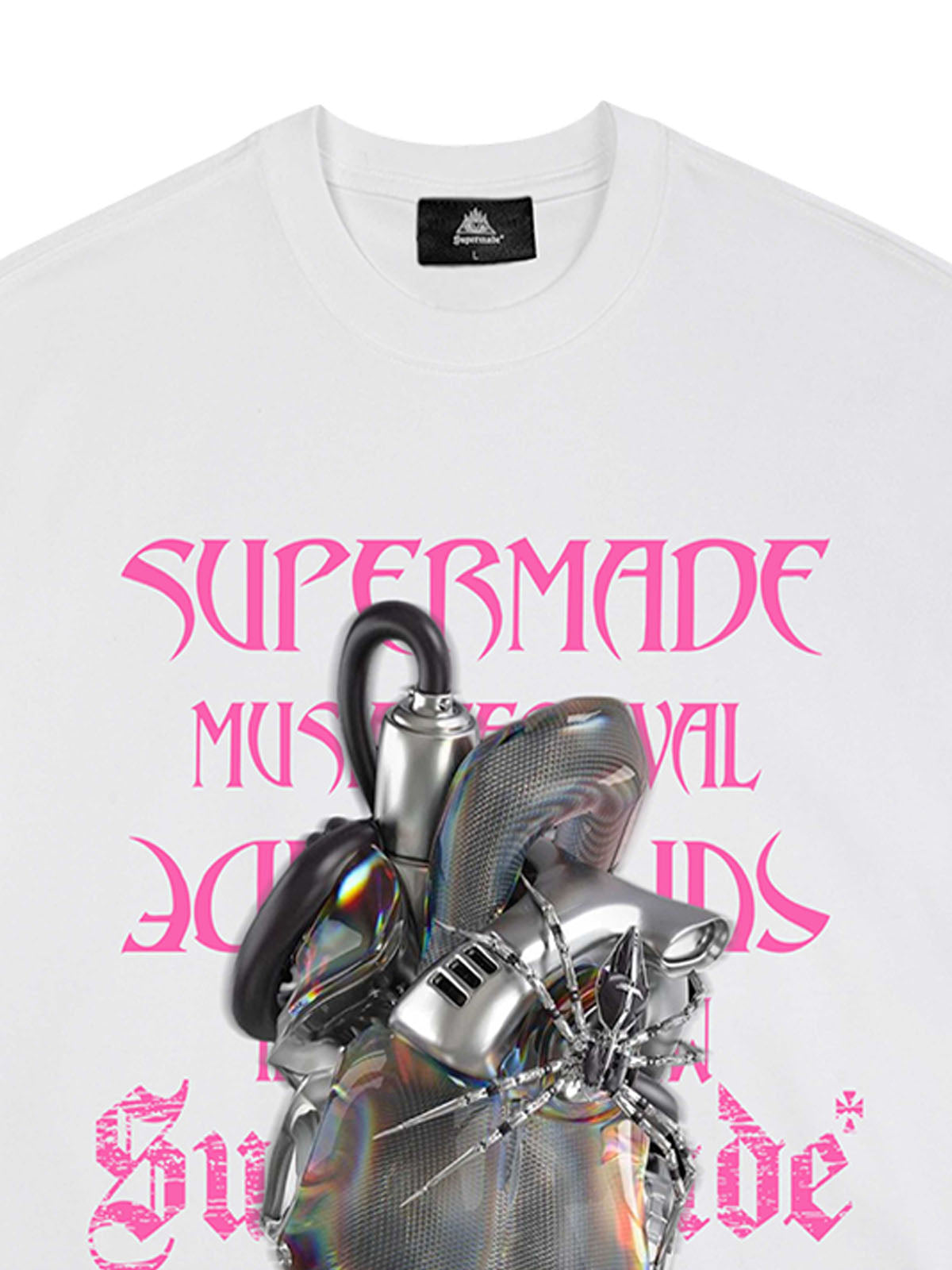 Cyberpunk Heart Graphic T-Shirt
