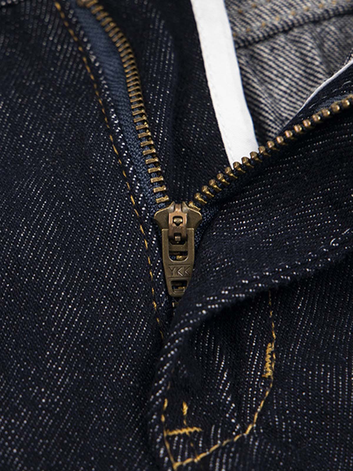 Fun Letter Pocket Barrel Jeans