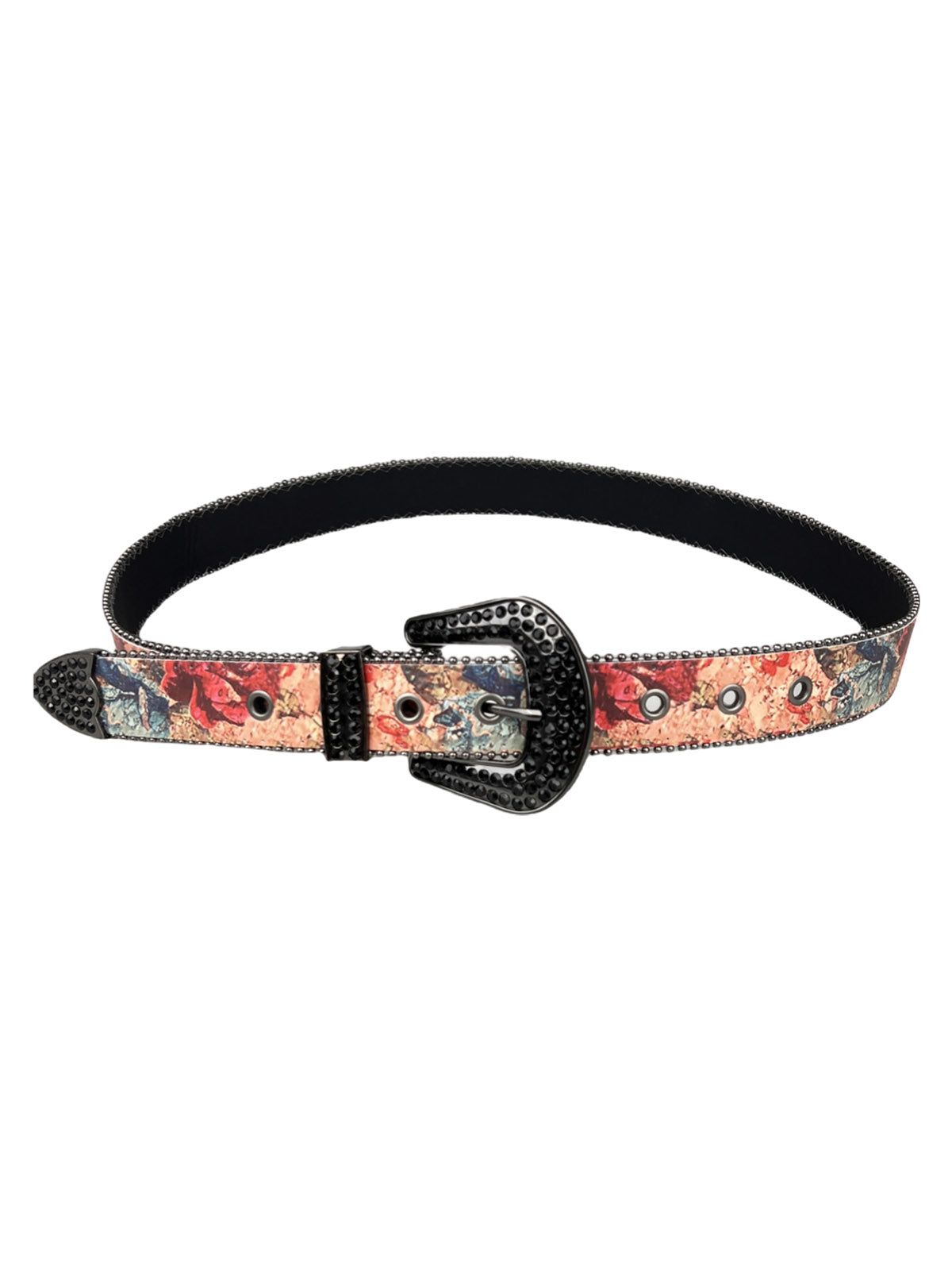 Painted Rhinestone Belt