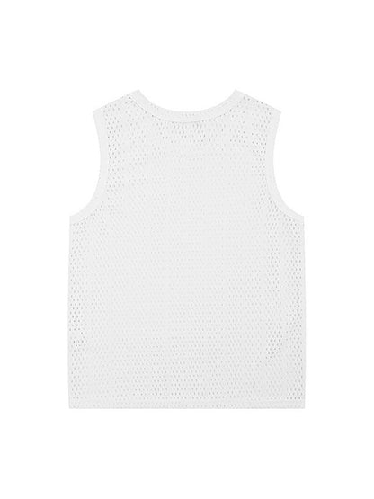 Knitted Hollow Mesh Vest