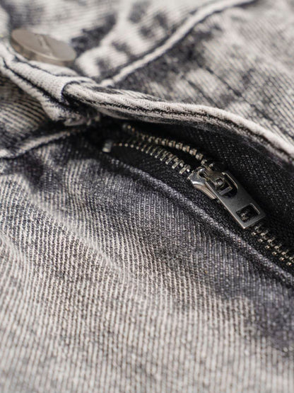 Jean cargo délavé multi-poches Thesupermade
