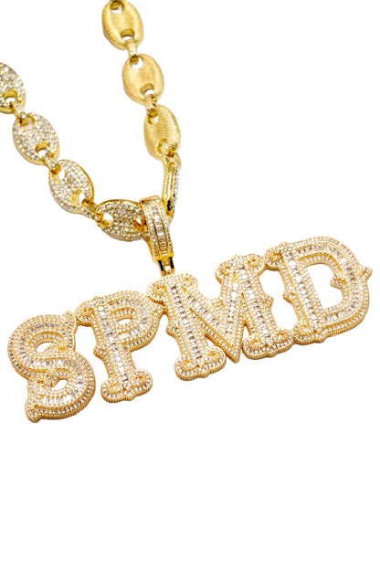Thesupermade Hip-Hop-Diamant-Buchstabenkette – 2229