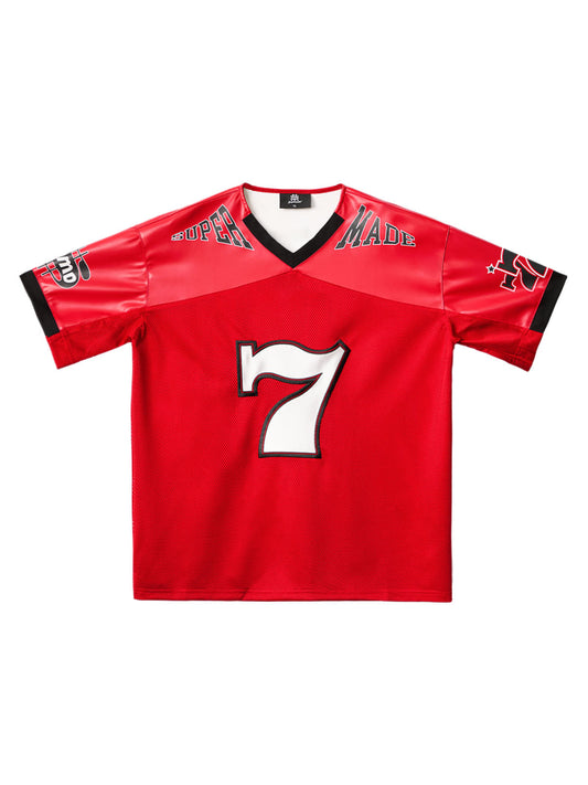 Original "SUPER 7" V-Neck Jersey T-SHIRT