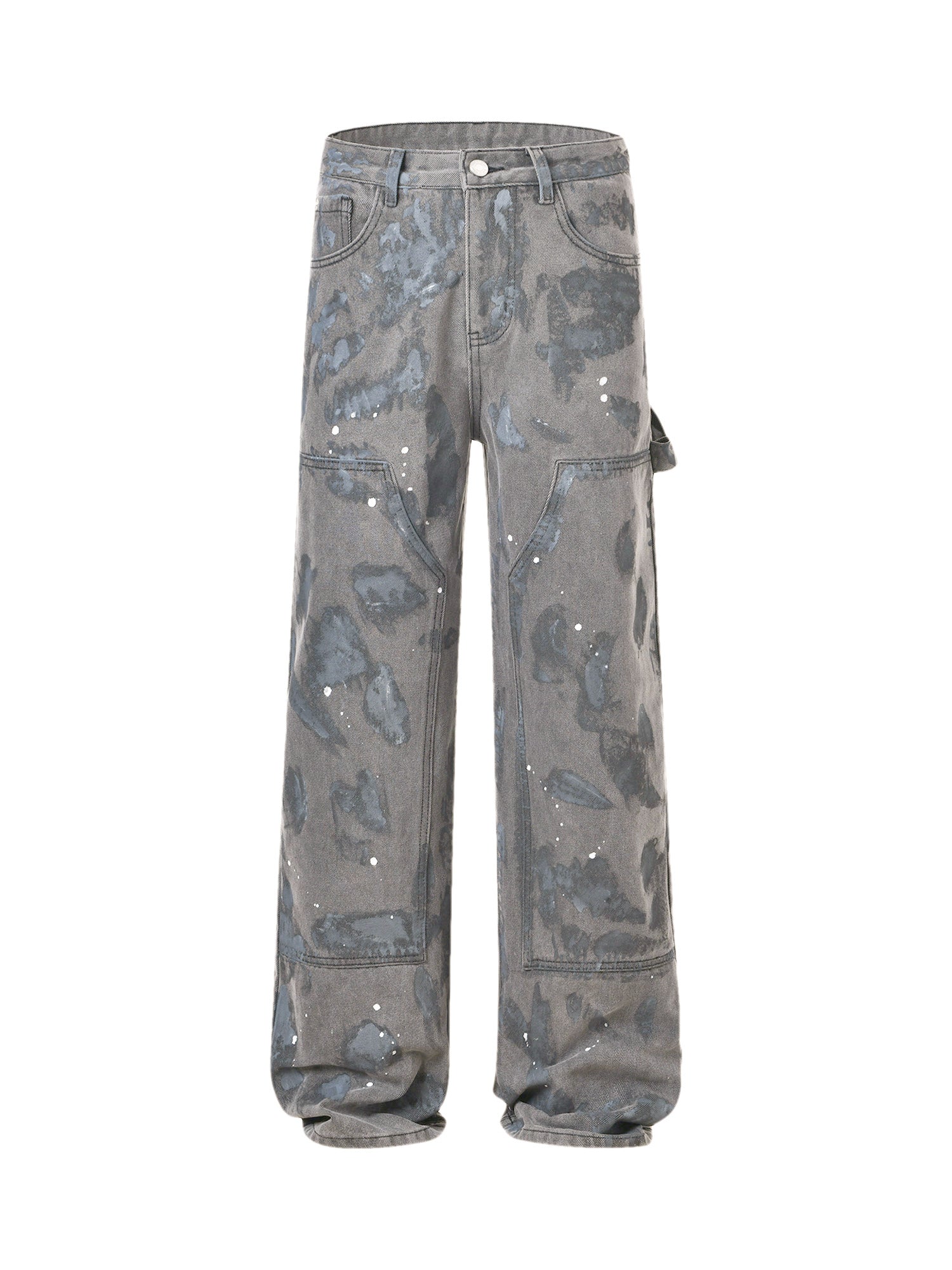 Thesupermade High Street Hip Hop Distressed Washed Jeans