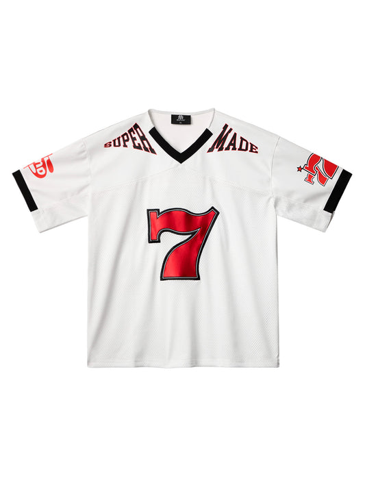 Original "SUPER 7" V-Neck Jersey T-SHIRT