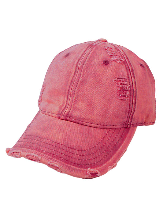 Washed Denim Outdoor  Cap