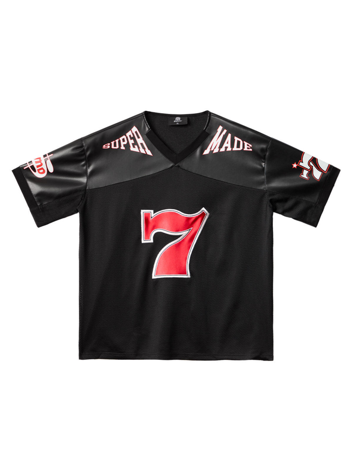 Original "SUPER 7" V-Neck Jersey T-SHIRT