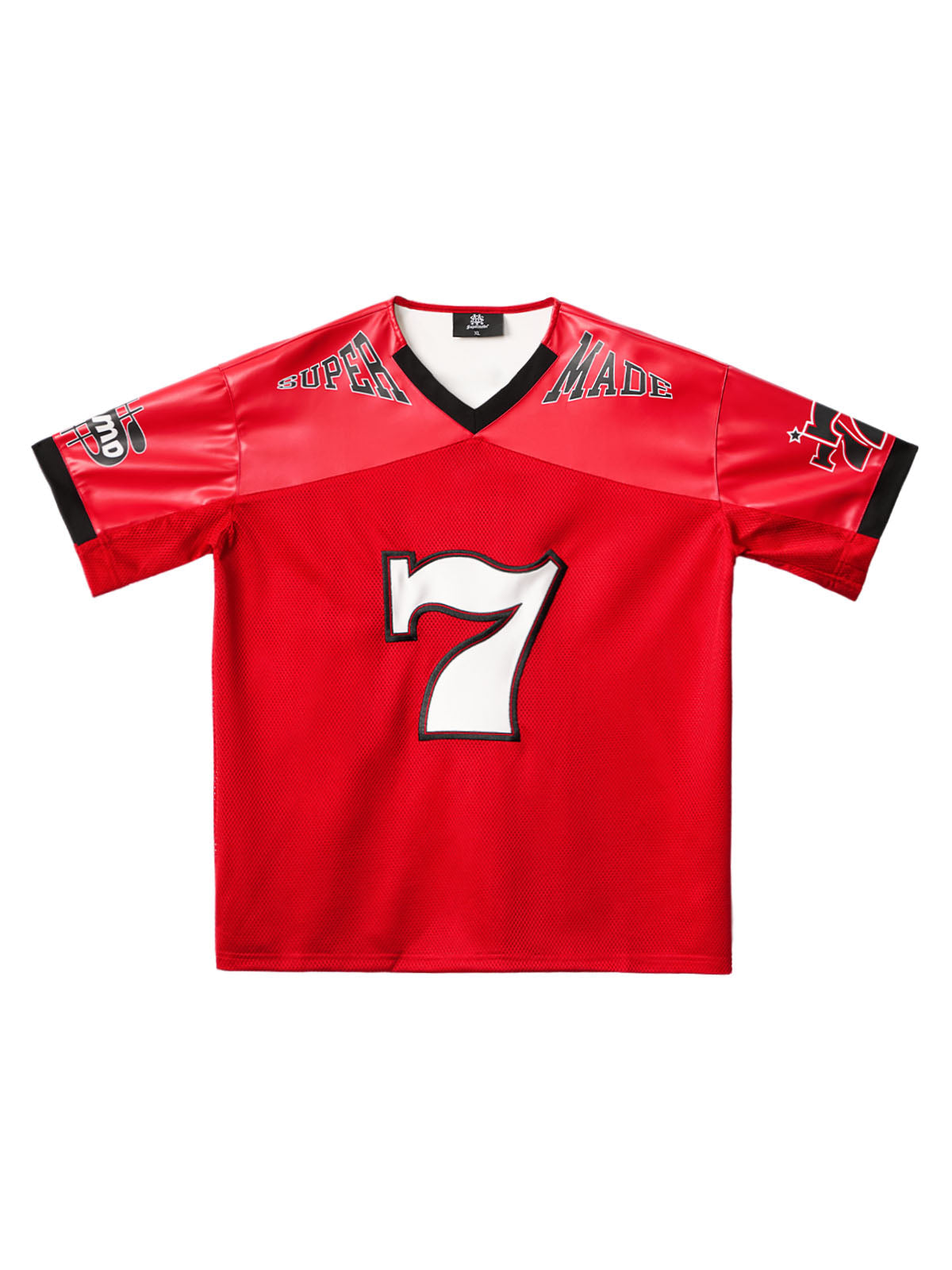 Original "SUPER 7" V-Neck Jersey T-SHIRT