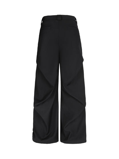 Retro Plissee Drape Cleanfit Hose