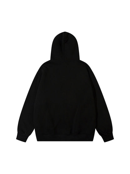 Sweat-shirt à capuche en polaire brodé Star Patch de TheSupermade
