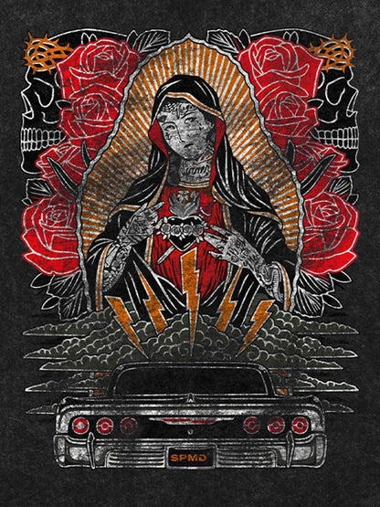Original Vintage Virgin Mary Graphic T-Shirt
