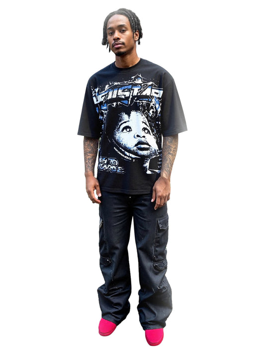 Artwork Graphic Crew Neck T-Shirt