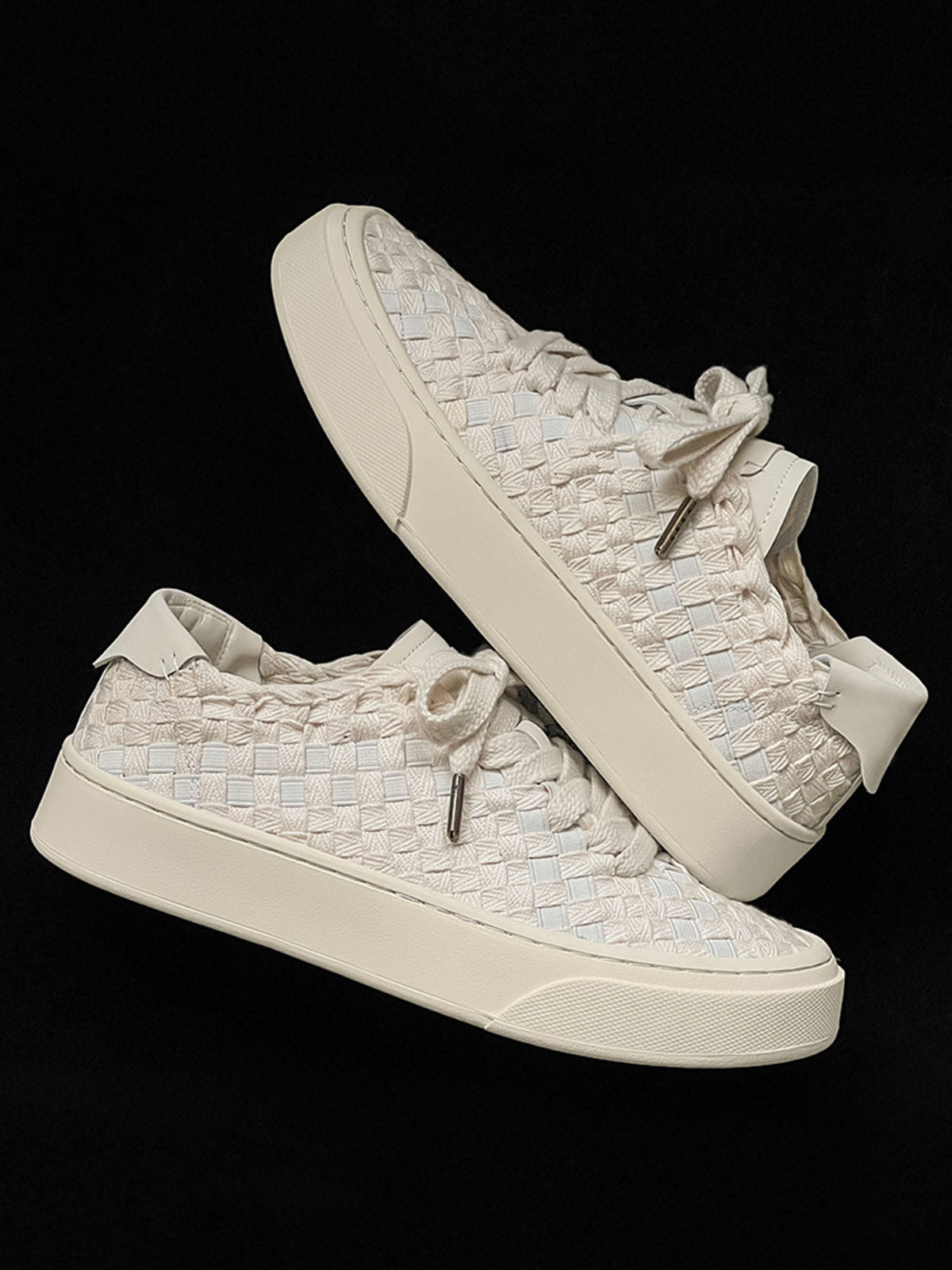 Thesupermade Woven Breathable Canvas Sneakers