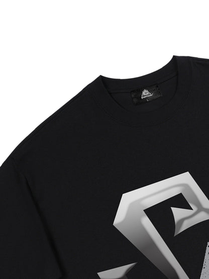 T-shirt imprimé avec le logo Thesupermad