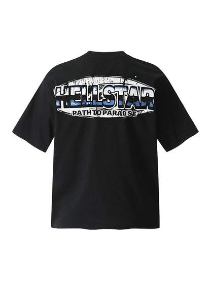 Artwork Graphic Crew Neck T-Shirt