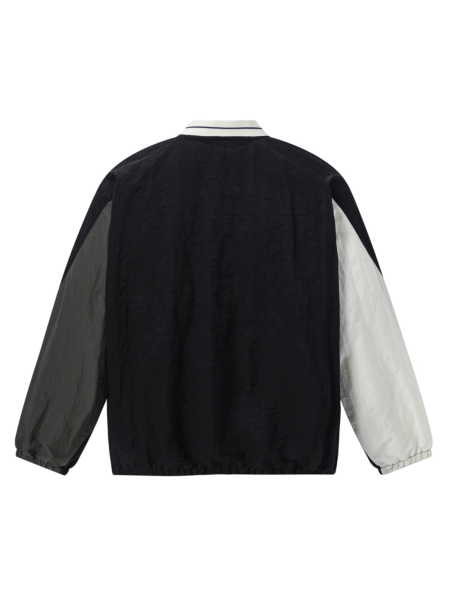 Thesupermade American Retro Patchwork Kontrastfarben-Sweatshirt – 2244
