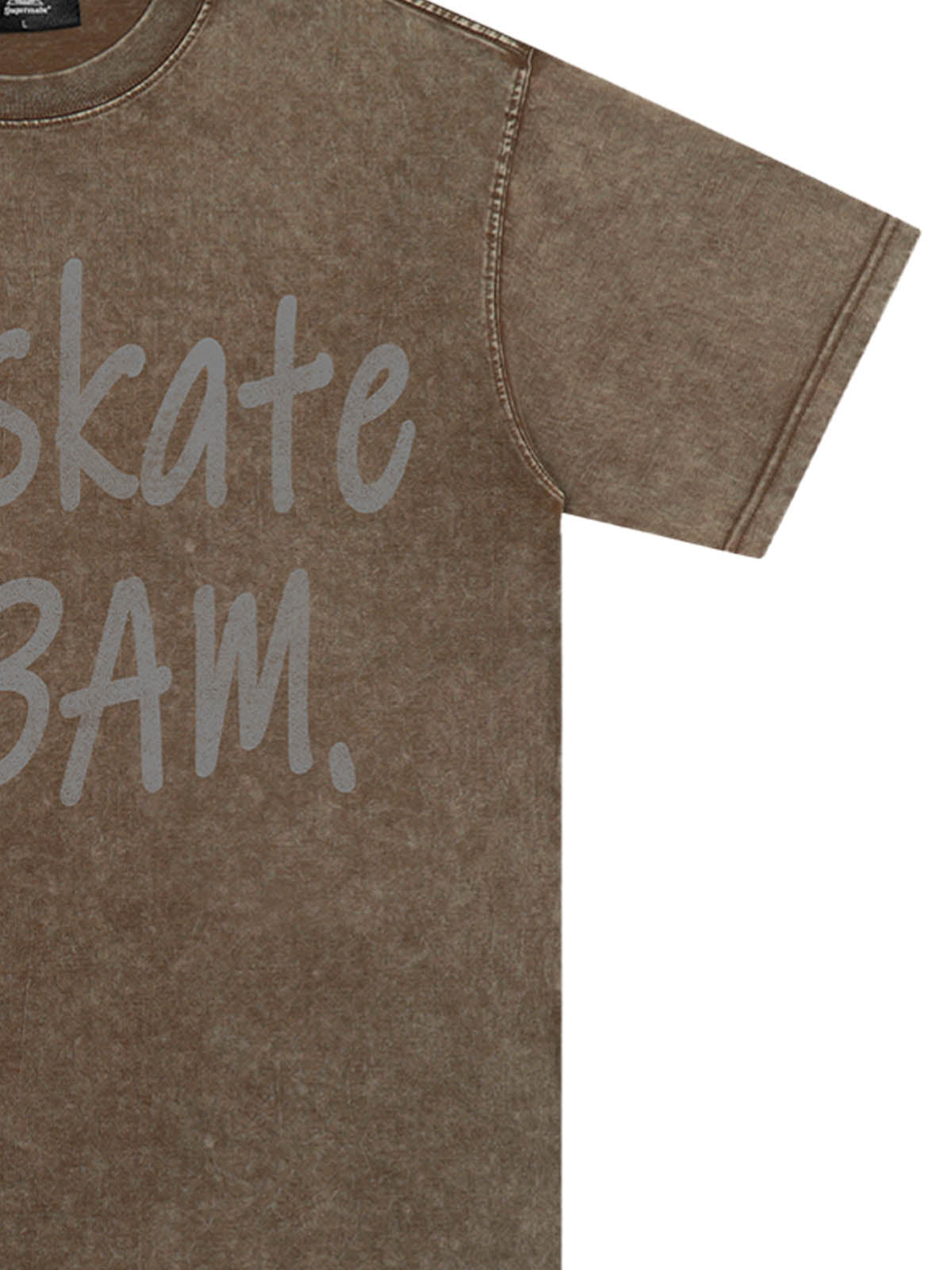 Origal "Who Skates at 3 AM" Slogan T-Shirt
