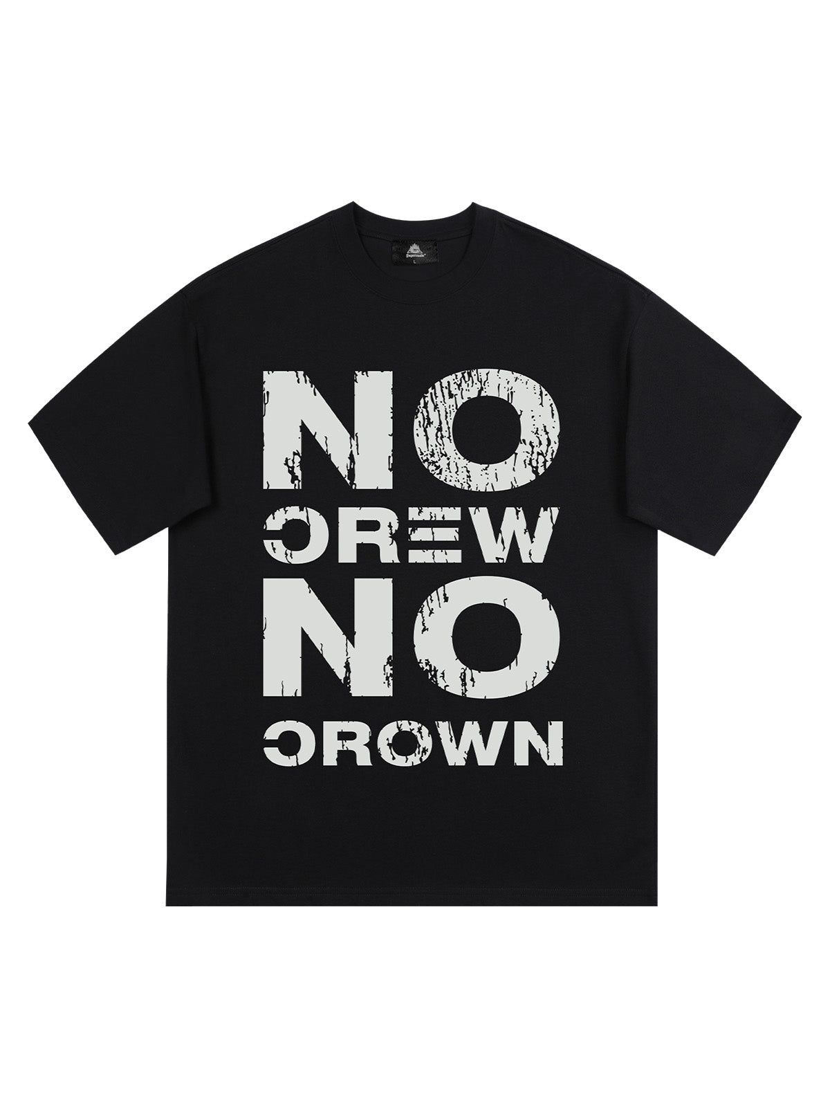 Originales No Crew No Crown Grafik-T-Shirt