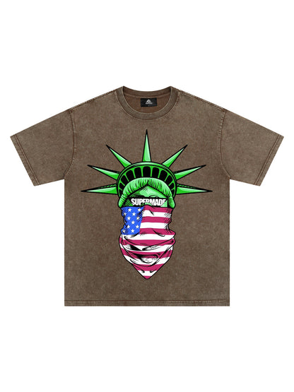 Orginal Fun Statue of Liberty Independence Day T-shirt