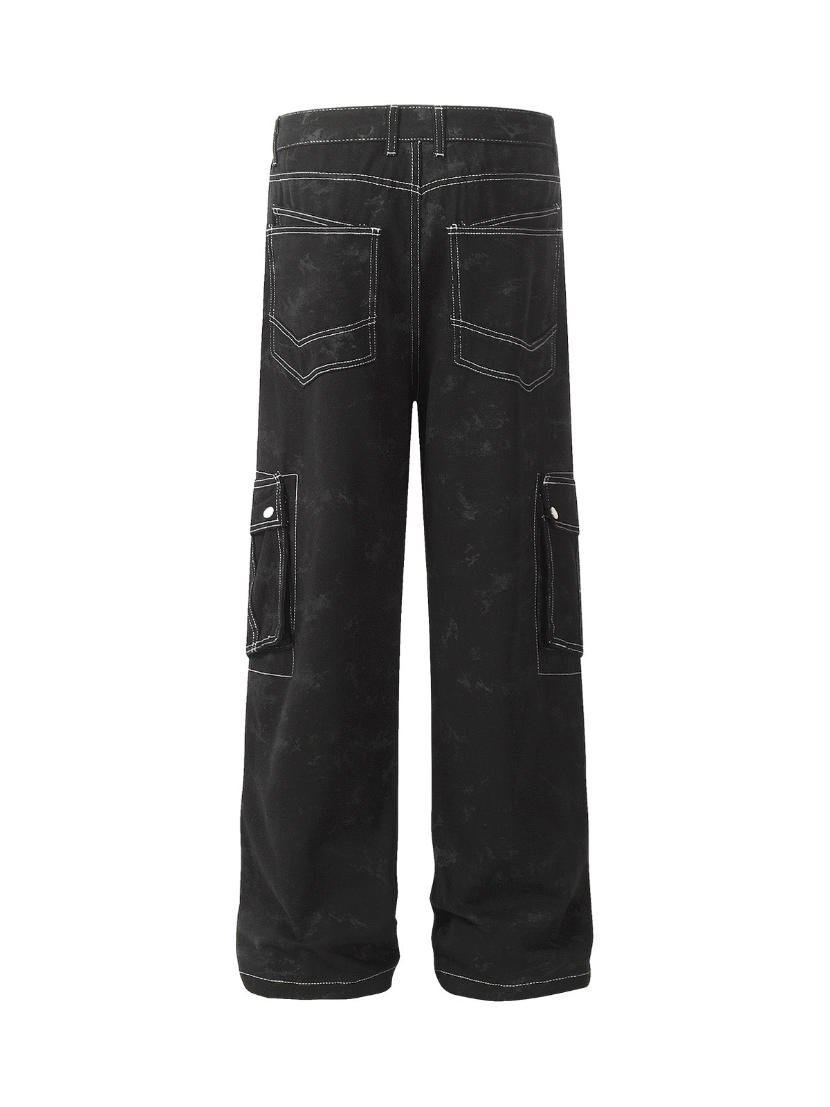 Thesupermade Workwear – Batikhose mit mehreren Taschen 