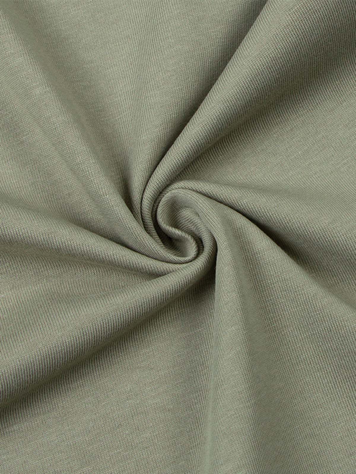 Quick-Dry Contrast Color Quarter Zip Up T-shirt
