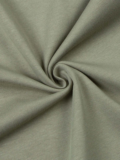 Quick-Dry Contrast Color Quarter Zip Up T-shirt