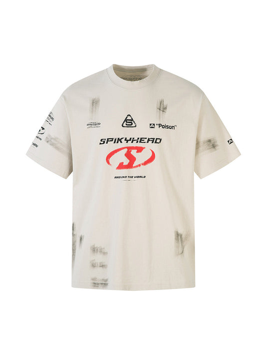 T-shirt imprimé Wasteland Style Heavy Dirty Dyed