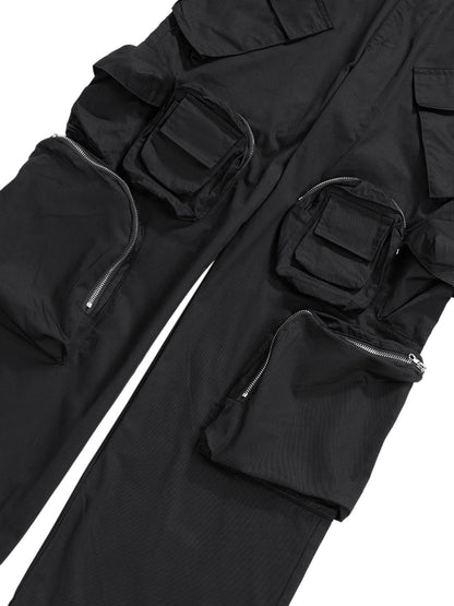 Pantalon cargo fonctionnel multi-poches de style RO