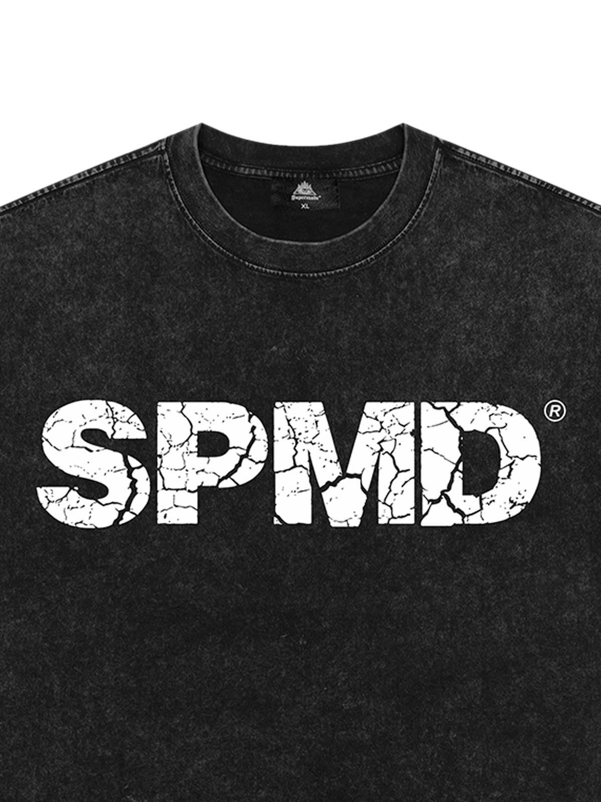 Original Vintage Cracked Letter Graphic T-Shirt