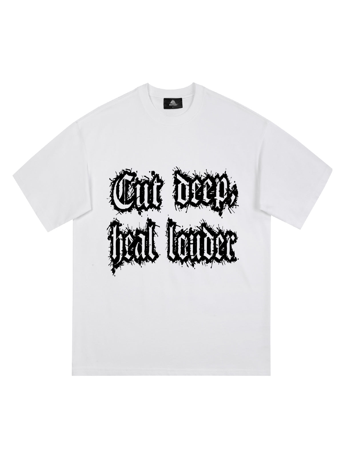 Original "Cut Deep Heal Louder" Grafik-T-Shirt