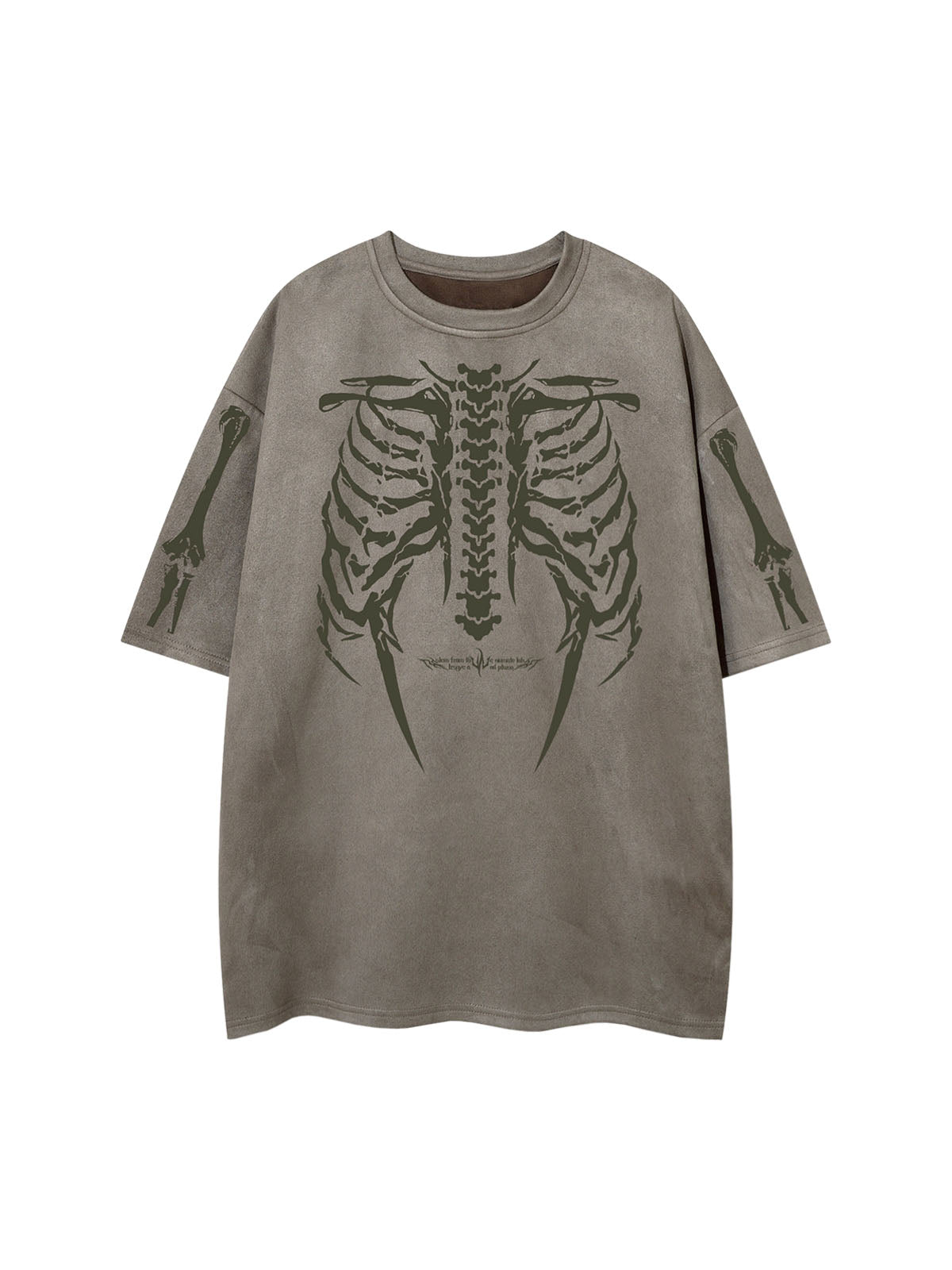 Skeleton Graphic Oversized T-Shirt