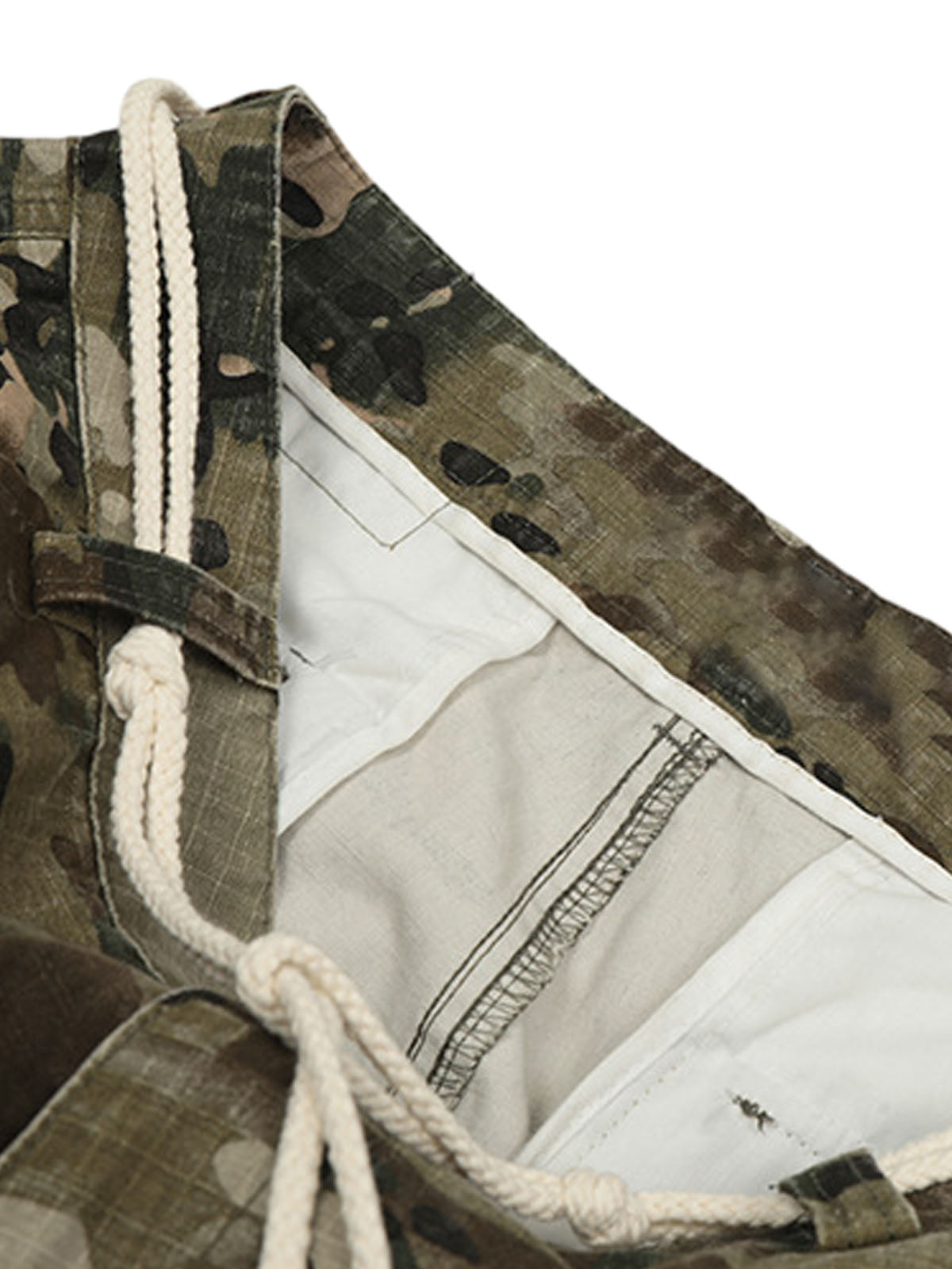 Camouflage-Cargohose mit Kordelzug - 2315