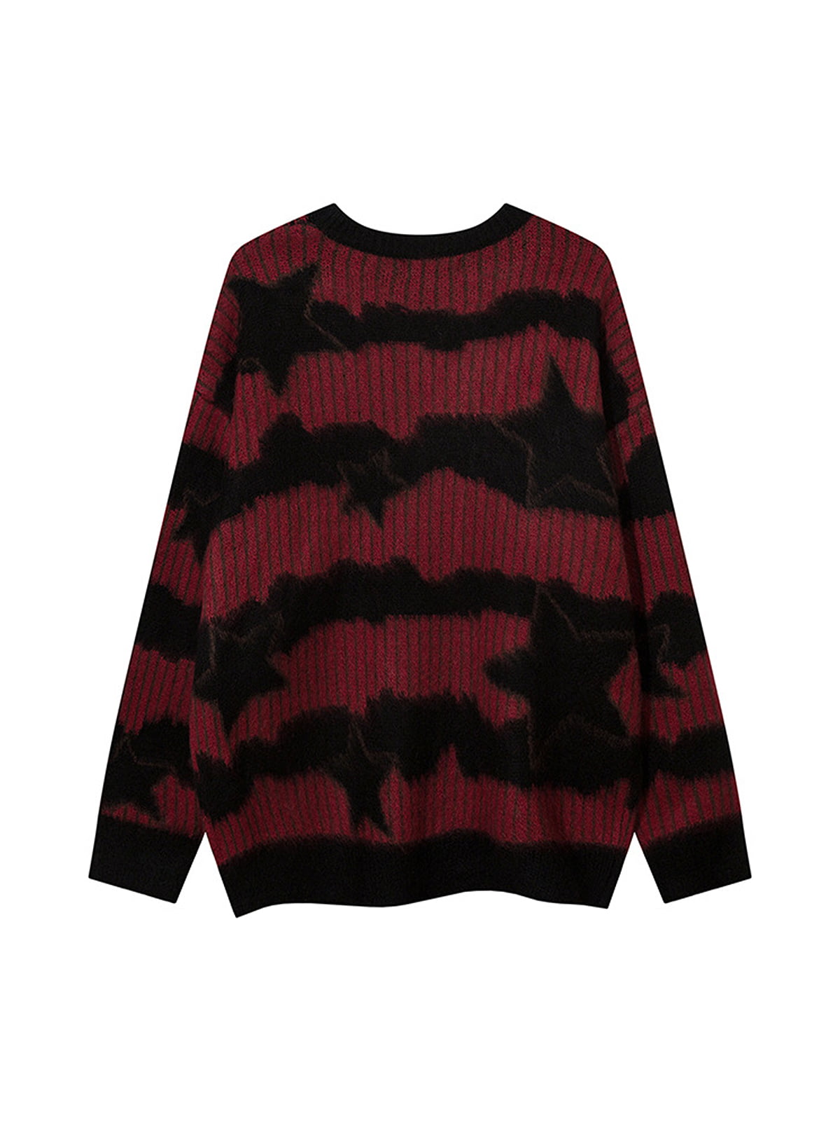 Thesupermade Mohair Star Striped Sweater