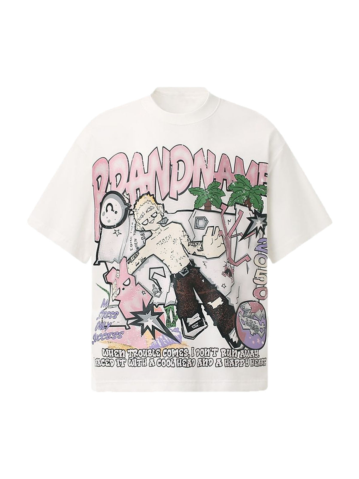 Graffiti Art Graphic T-Shirt