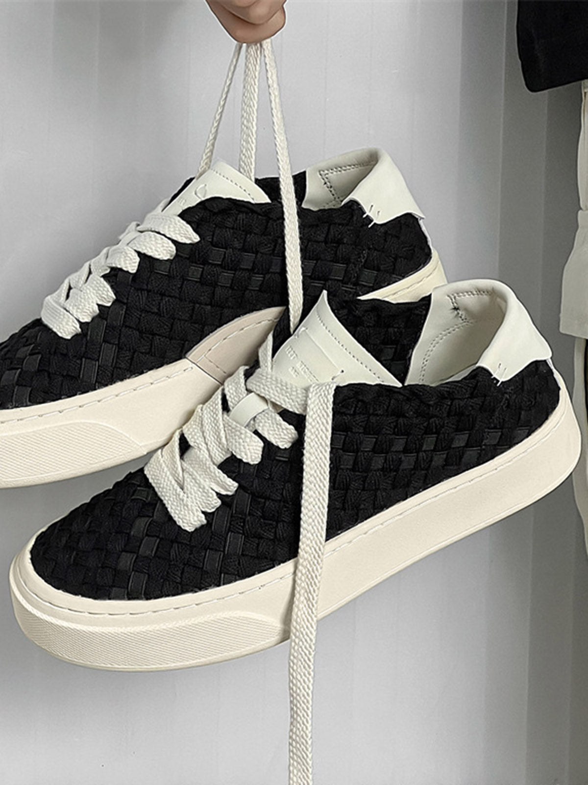 Thesupermade Woven Breathable Canvas Sneakers