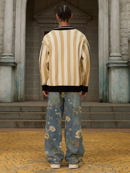 Thesupermade – Gestreifter Pullover „Star Rugby“