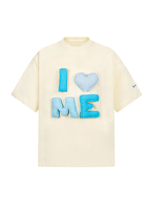 Fun "I ♥ ME" Embroidered T-Shirt