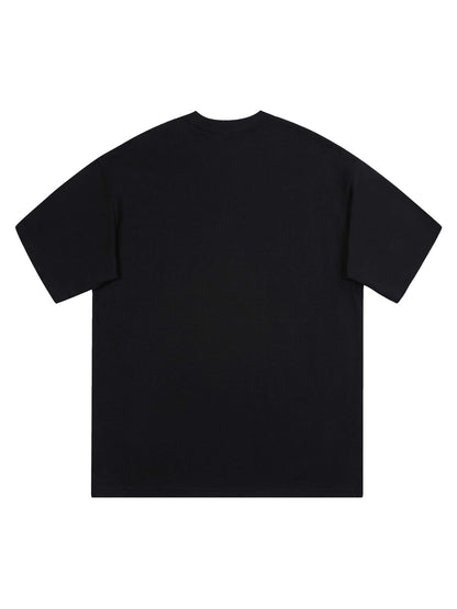 T-shirt supermade Street Hip-Hop avec motif papillon - 2130