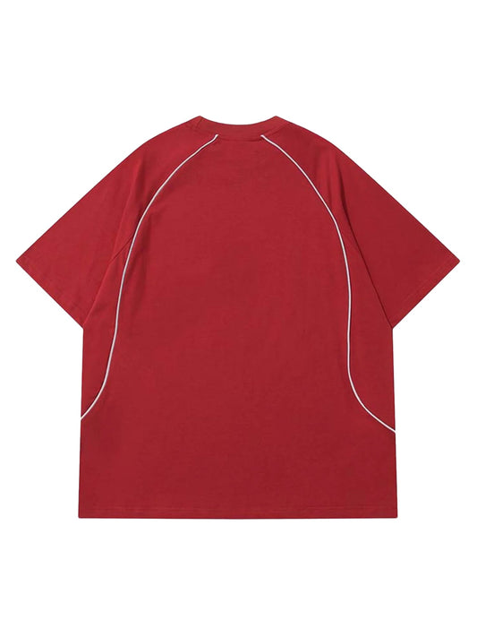 Thesupermade T-Shirt mit Retro-Buchstabendruck – 1671 