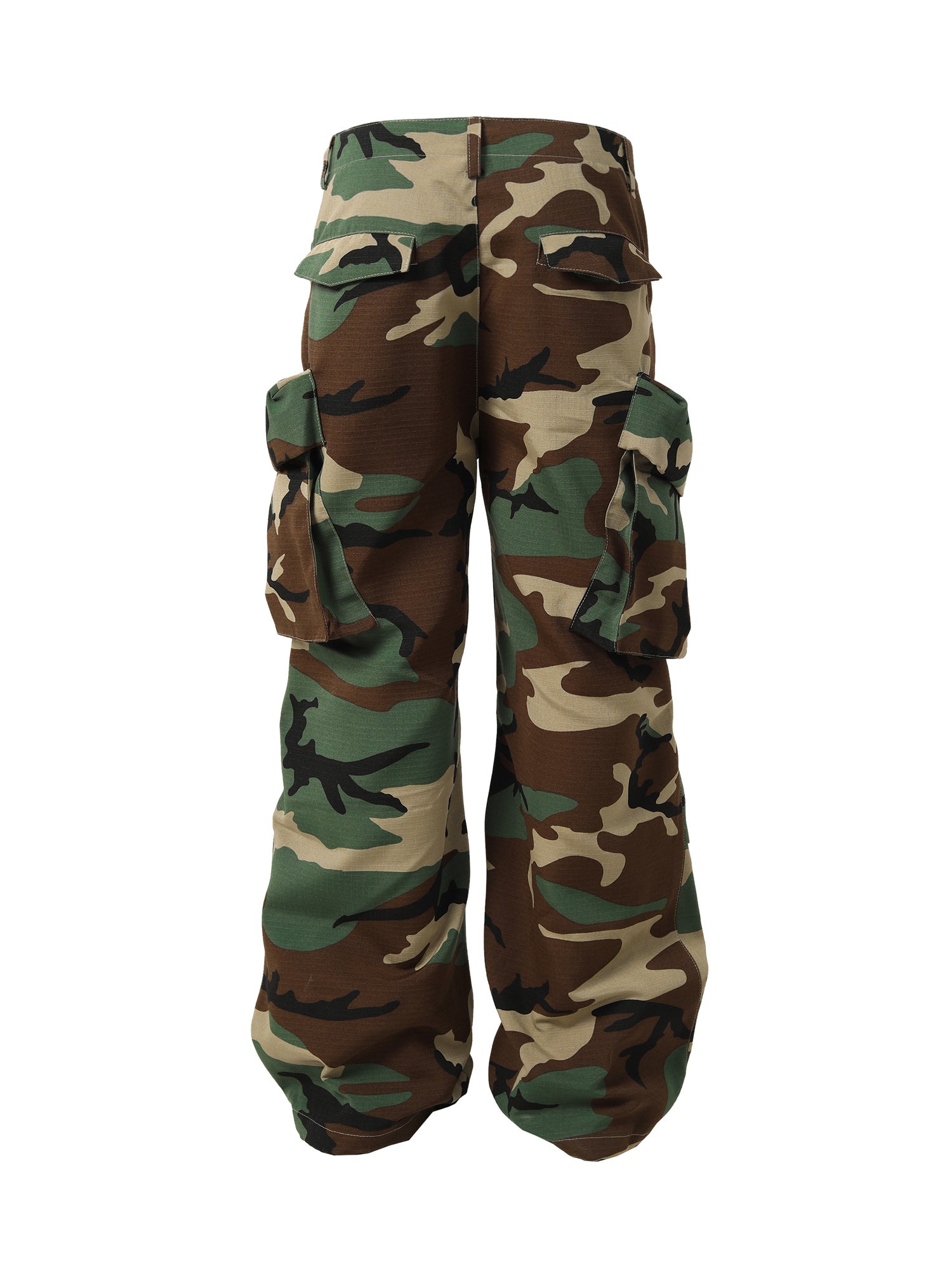 Thesupermade High Street Badge Camouflage Multi-Pocket Pants - 2253