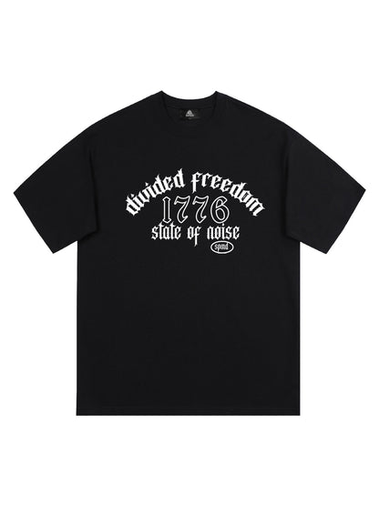 Original 1776 Lettering Print T-shirt