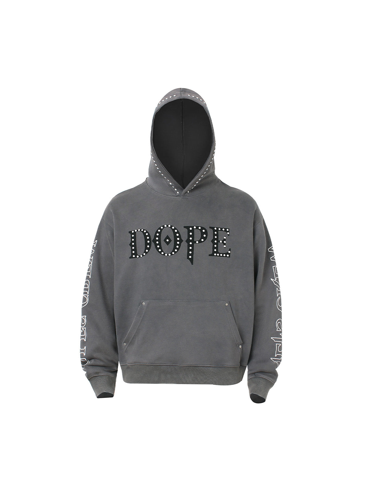 Thesupermade – Mit Nieten verzierte grafische Hoodies 